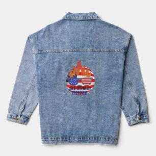 amerikanischer Stolz Jeansjacke