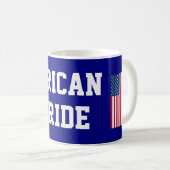 amerikanischer Stolz Kaffeetasse (VorderseiteRechts)