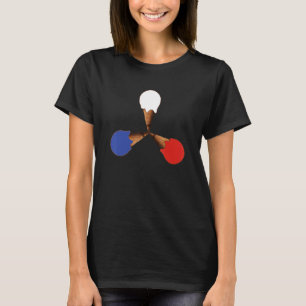 Amerikanischer Stolz Kegel 4. Juli USA Patriotisch T-Shirt