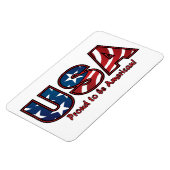 amerikanischer Stolz Magnet (Linke Seite)