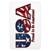 amerikanischer Stolz Magnet (Vertikal)