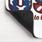 amerikanischer Stolz Mousepad (Ecke)