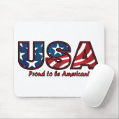 amerikanischer Stolz Mousepad (Mit Mouse)