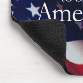 AMERIKANISCHER STOLZ MOUSEPAD (Ecke)