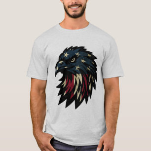 Amerikanischer Stolz, Patriotischer Weißer Adler T-Shirt