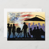 amerikanischer Stolz Postkarte (Vorne/Hinten)