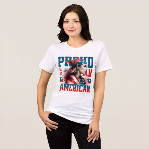 Amerikanischer Stolz & Schönheit Tri-Blend Shirt