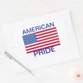 Amerikanischer Stolzaufkleber Rechteckiger Aufkleber (Umschlag)
