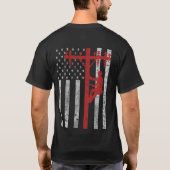 Amerikanischer Störungssucher T-Shirt (Rückseite)