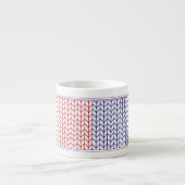 AMERIKANISCHER STRICK Espresso Cup Espressotasse (Vorderseite)
