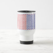 AMERIKANISCHER STRICK Travel Mug Reisebecher (Mittel)