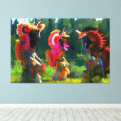 amerikanischer Tanz Leinwanddruck (Insitu (Holzboden))