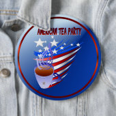 Amerikanischer Tee-Party-Knopf Button (Beispiel)
