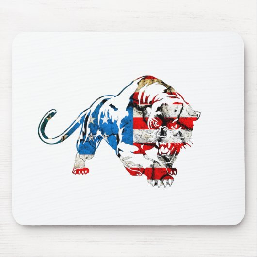 Amerikanischer Tiger Mousepad (Vorne)