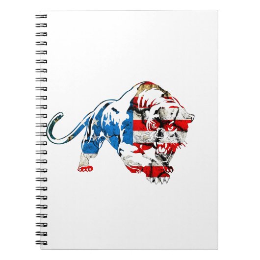 Amerikanischer Tiger Notizblock (Vorderseite)