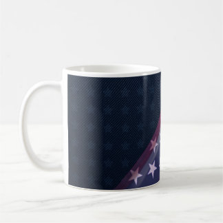 Amerikanischer Trucker-Hut – Rot, Weiß & Blau Bo Kaffeetasse