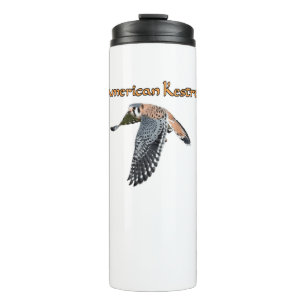 Amerikanischer Turmfalke Thermobecher Thermosbecher