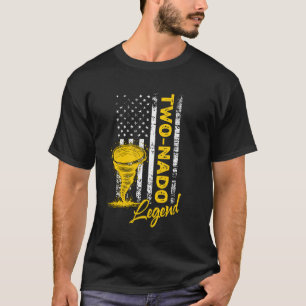 Amerikanischer Two Nado Tornado Legend Zwei Nado T-Shirt