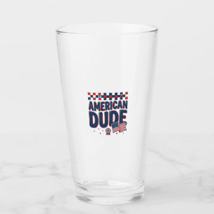 Amerikanischer Typ patriotisches Vintage-Shirt-Des Glas
