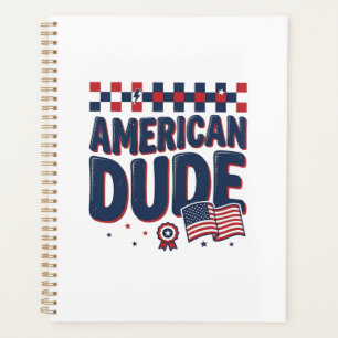 Amerikanischer Typ patriotisches Vintage-Shirt-Des Planer