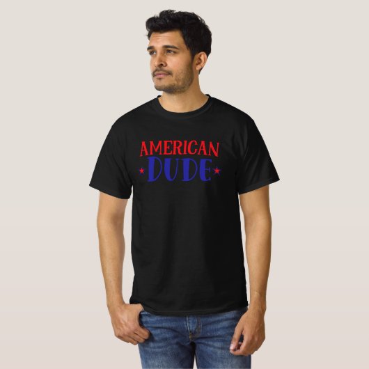 amerikanischer Typ T-Shirt (Vorne ganz)