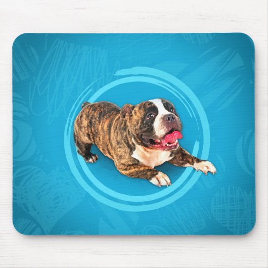 Amerikanischer Tyrann-Welpe Mousepad (Vorne)