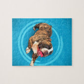 Amerikanischer Tyrann-Welpe Puzzle (Horizontal)