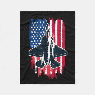 Amerikanischer Unabhängigkeitstag 4. Juli Veteran Fleecedecke