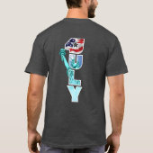 Amerikanischer Unabhängigkeitstag | Aldult T-Shirt (Rückseite)