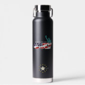 Amerikanischer Unabhängigkeitstag | Dehn Kupfer-Va Trinkflasche (Vorne)