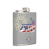 Amerikanischer Unabhängigkeitstag | Flachmann (Rechts)