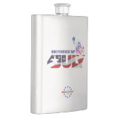 Amerikanischer Unabhängigkeitstag | Flachmann (Rechts)