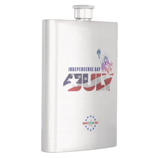 Amerikanischer Unabhängigkeitstag | Flachmann (Rechts)