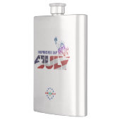 Amerikanischer Unabhängigkeitstag | Flachmann (Links)