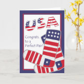 Amerikanischer Unabhängigkeitstag für Karte (Gelbe Blume)