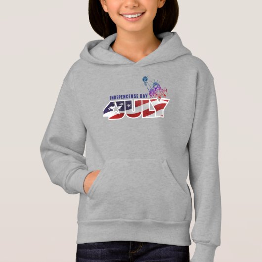 Amerikanischer Unabhängigkeitstag | Kinder Hoodie (Vorderseite)