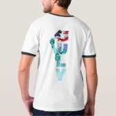 Amerikanischer Unabhängigkeitstag | Männer Ringer T-Shirt (Rückseite)