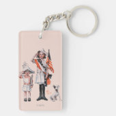 Amerikanischer Unabhängigkeitstag Schlüsselanhänger (Rückseite)