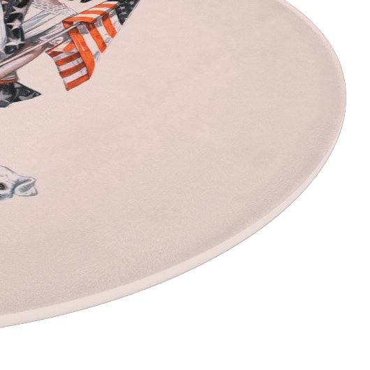 Amerikanischer Unabhängigkeitstag Schneidebrett (Ecke)