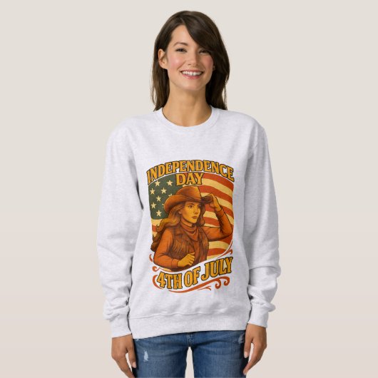 Amerikanischer Unabhängigkeitstag Sweatshirt (Vorne ganz)