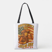 Amerikanischer Unabhängigkeitstag Tasche (Rückseite)