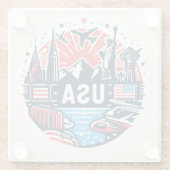 amerikanischer Untersetzer (Rückseite)