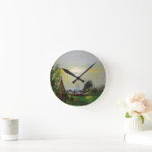 Amerikanischer Ureinwohner der Insel-Weg Runde Wanduhr (Zuhause)