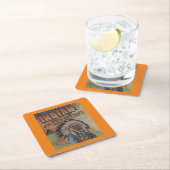 Amerikanischer Ureinwohner des Nordwestens - Rechteckiger Pappuntersetzer (Vor Ort)