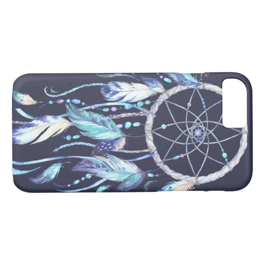 Amerikanischer Ureinwohner Dreamcatcher Case-Mate iPhone Hülle (Rückseite (Horizontal))