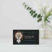 Amerikanischer Ureinwohner Dreamcatcher D1 Visitenkarte (Stehend Vorderseite)