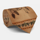 Amerikanischer Ureinwohner Krawatte (Gerollt)