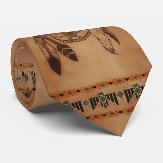 Amerikanischer Ureinwohner Krawatte (Gerollt)