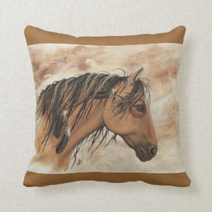 Amerikanischer Ureinwohner majestätisches Kissen