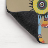 Amerikanischer Ureinwohner Tänzer-Mousepad Mousepad (Ecke)